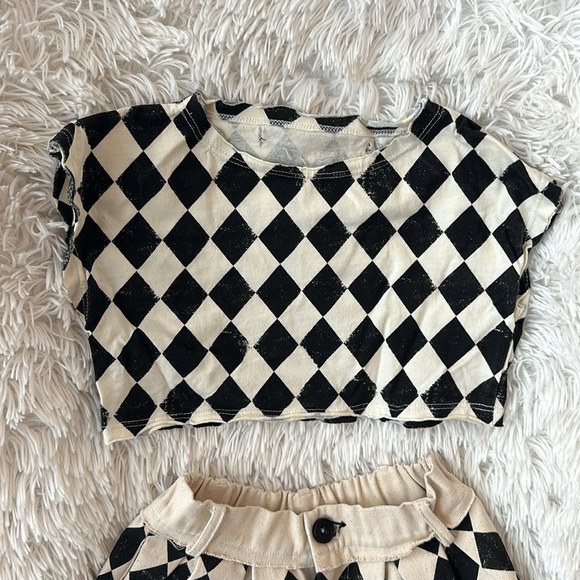 Little Creative Factory Diamond Trousers and Shirt set - Kids 4Y - Picture 2 of 10